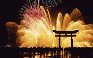 fireworks japan new year Các lễ hội truyền thống Nhật Bản