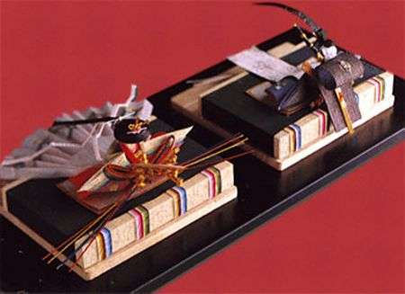 kep giay Mizuhiki 2 Mizuhiki   vật phổ biến trên những món quà Nhật