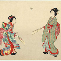 Độc đáo cầu lông Hanetsuki Nhật Bản