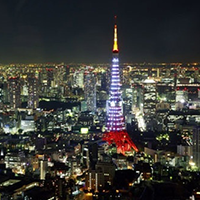 Tháp Tokyo- biểu tượng của thành phố Tokyo Nhật Bản 